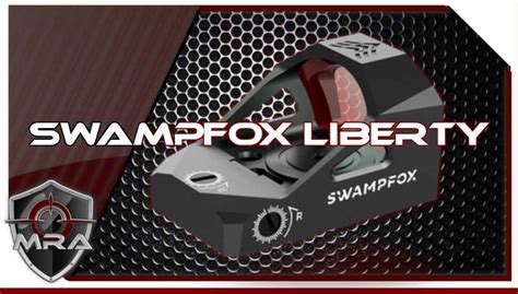 This item: <strong>Swampfox Ironsides Shield - Black Stainless Steel</strong> dot Sight <strong>Protector for Liberty, Justice & Sentinel</strong> $39. . Swampfox liberty manual